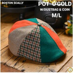 Boston Scally The POT O'GOLD St Patrick's 2026 Cap- M/L- With Dustbag & Coin